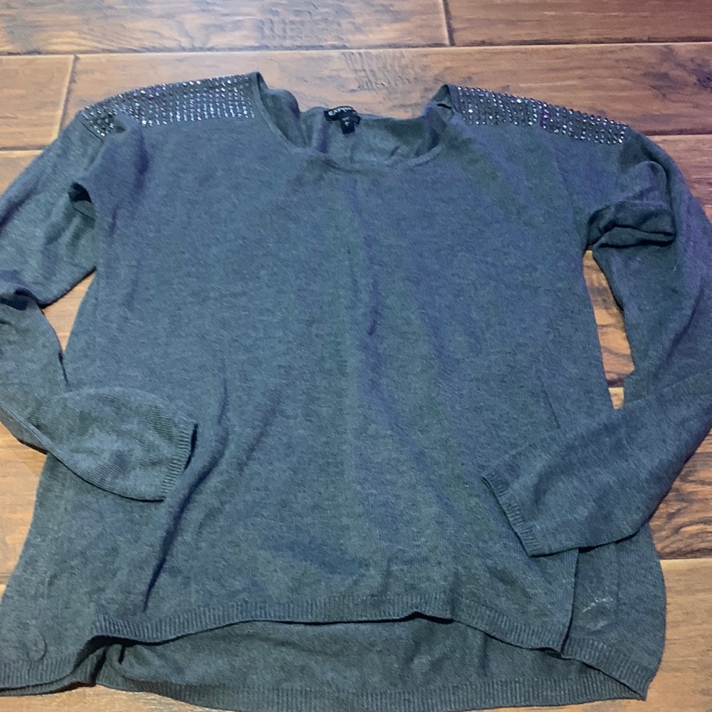 rhinestone shoulder tee